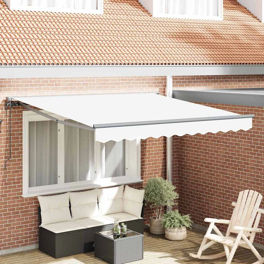Markizės rėmas Balta 300 x 250 cm Poliesteris su PU danga