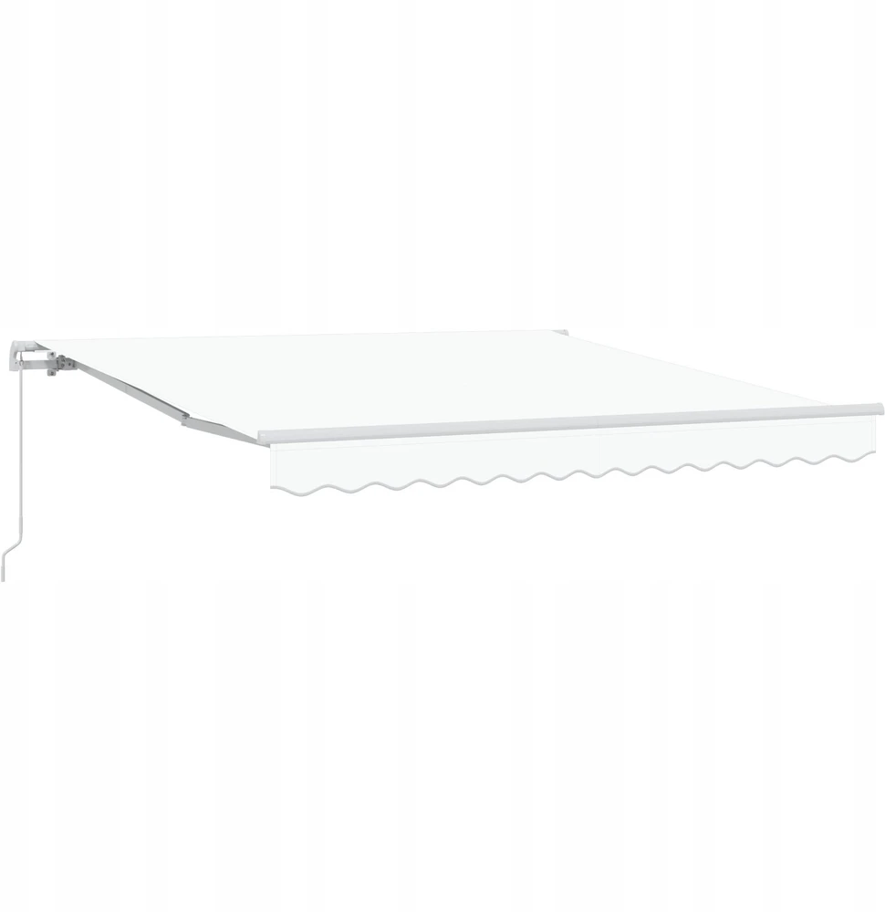 Ištraukiama markizė Balta 350 x 250 cm Poliesteris ir aliuminis