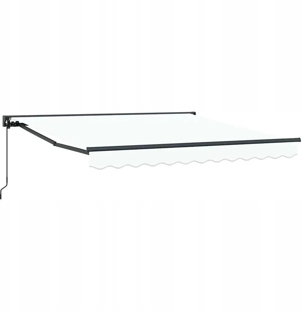 Markizės rėmas Balta 350 x 250 cm Poliesteris su PU danga