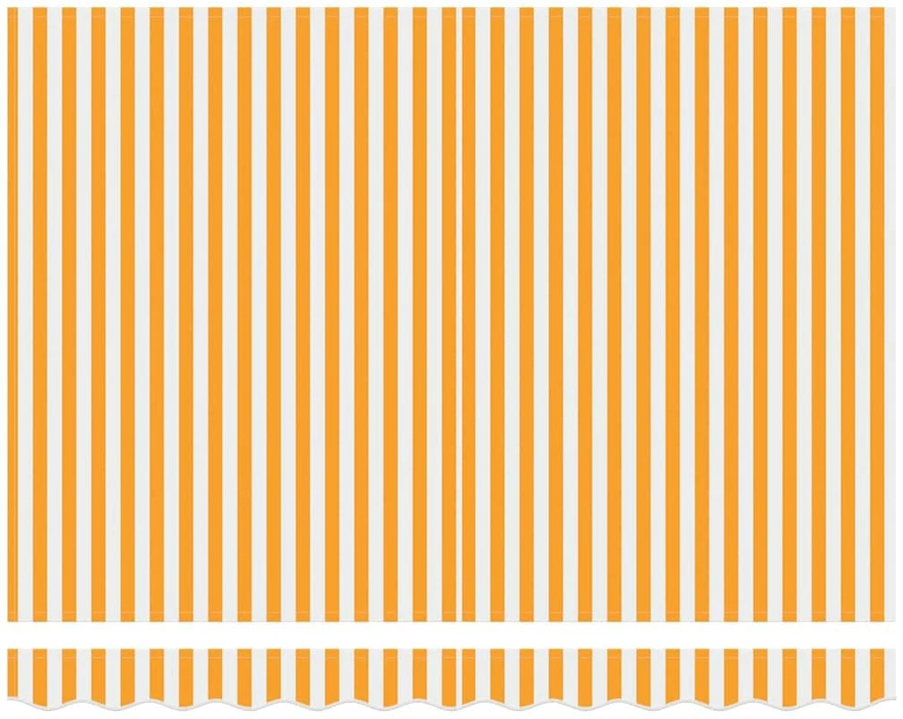 Markizės rėmas Geltona ir balta 300 x 250 cm