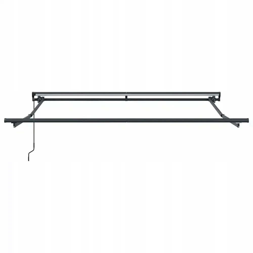 Markizės rėmas Juoda 350 x 250 cm Poliesteris su PU danga