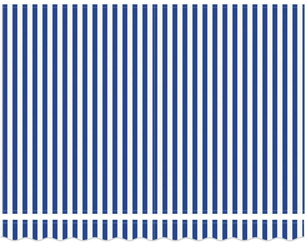 Ištraukiama markizė Mėlyna ir balta 300 x 250 cm
