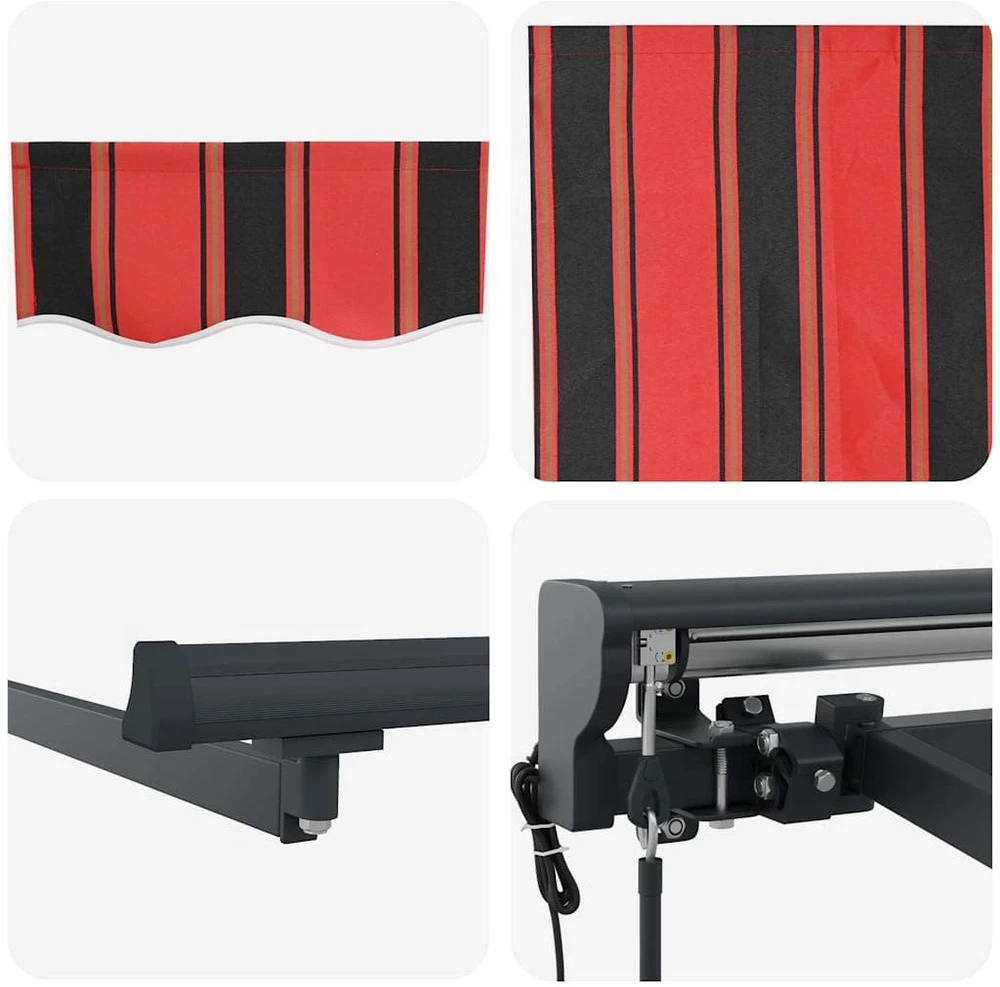 Markizės rėmas Oranžinis ir Juodas 300 x 250 cm