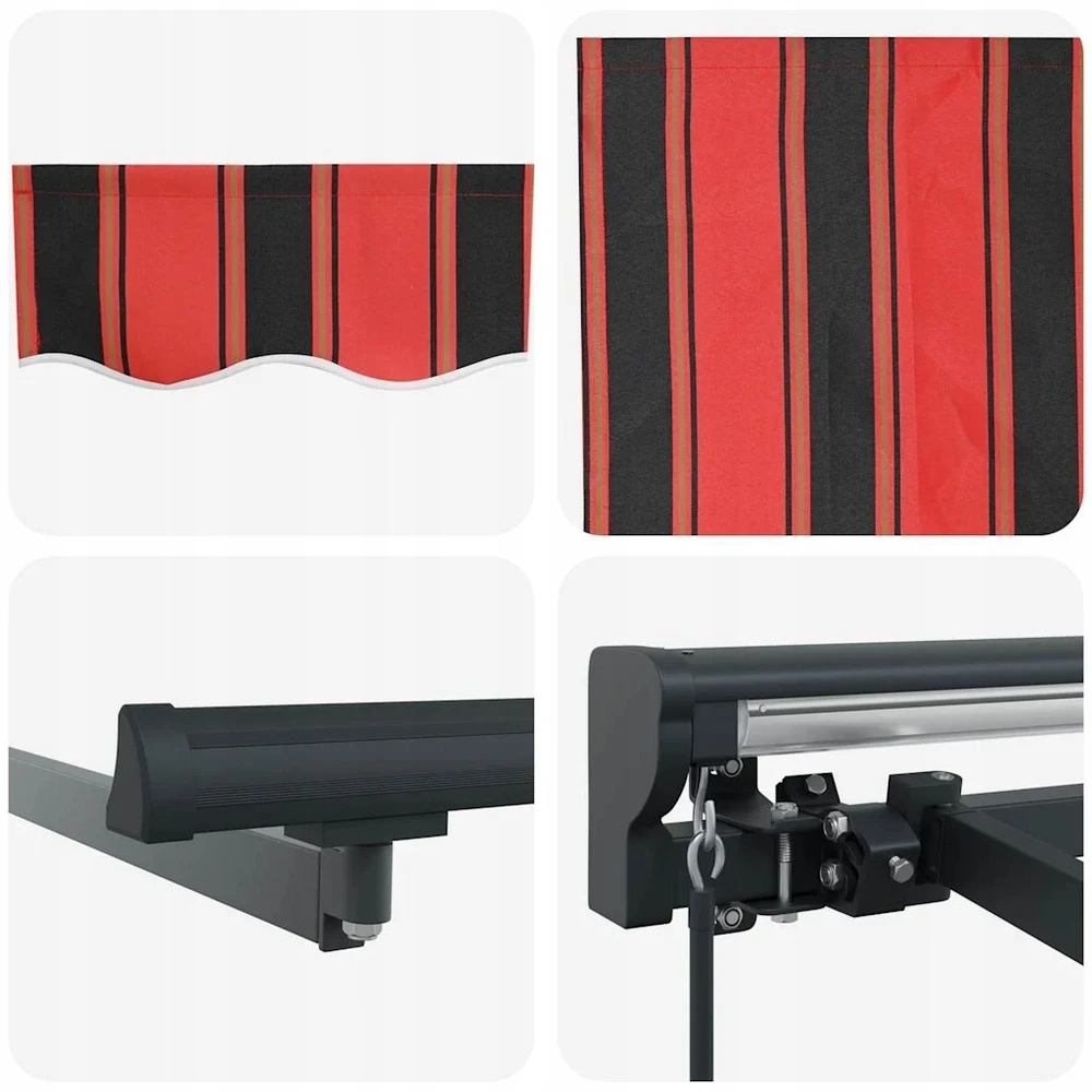 Markizės rėmas Oranžinis ir Juodas 300 x 250 cm