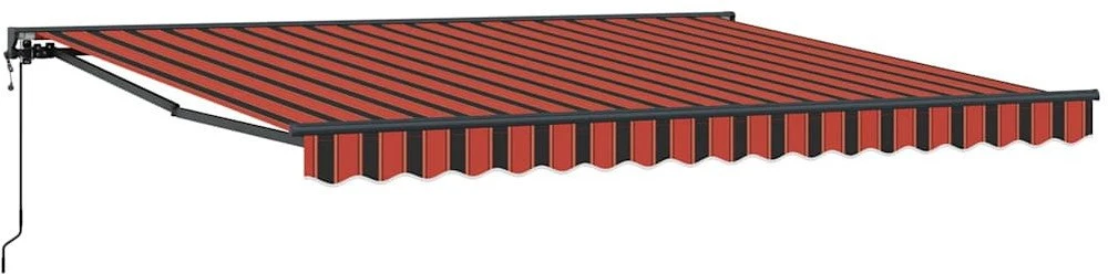 Markizės rėmas Oranžinis ir Juodas 400 × 300 cm