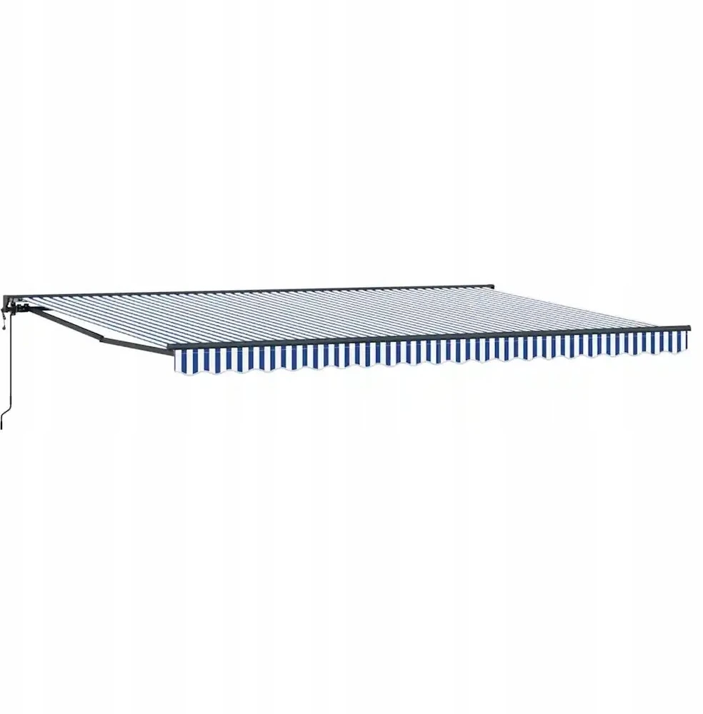Markizės rėmas Mėlyna ir balta 500 × 300 cm