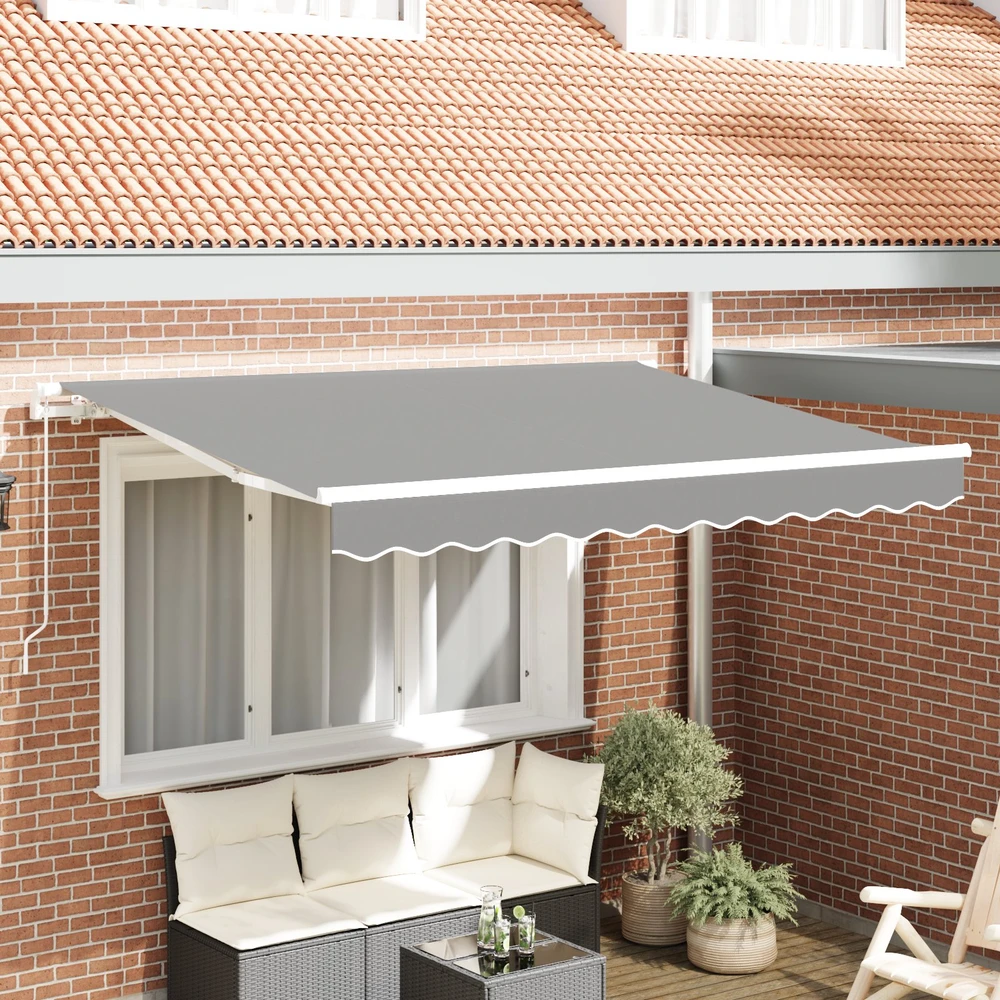 Markizės rėmas Balta 3 x 2 m Metalas