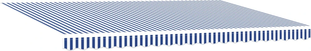 Ištraukiama markizė Mėlyna ir balta 450 × 300 cm