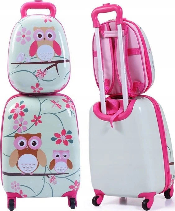 Marko Rinkinys Traveller Owls rožinė