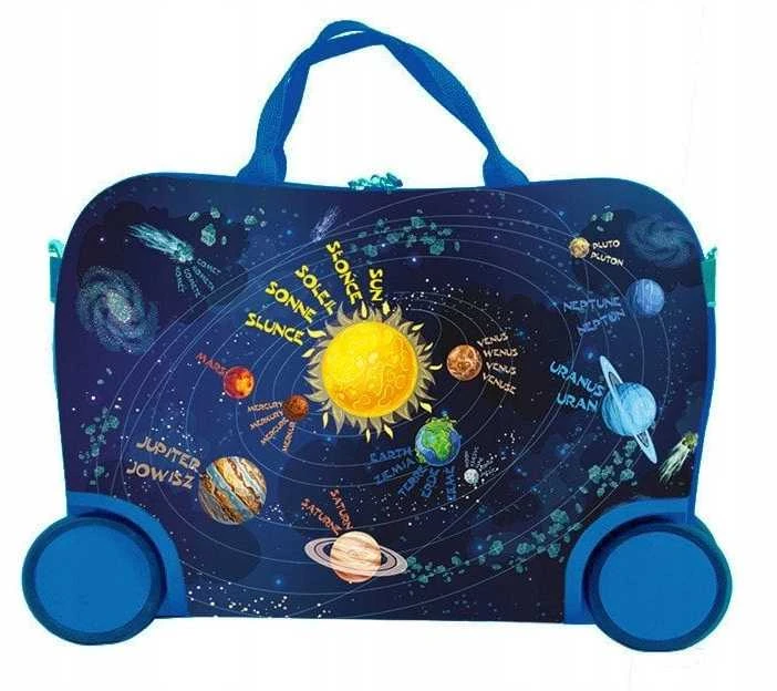 Marko Vaikiškas kelioninis lagaminas ant ratų KOSMOS Rolling Suitcase 28 litrai