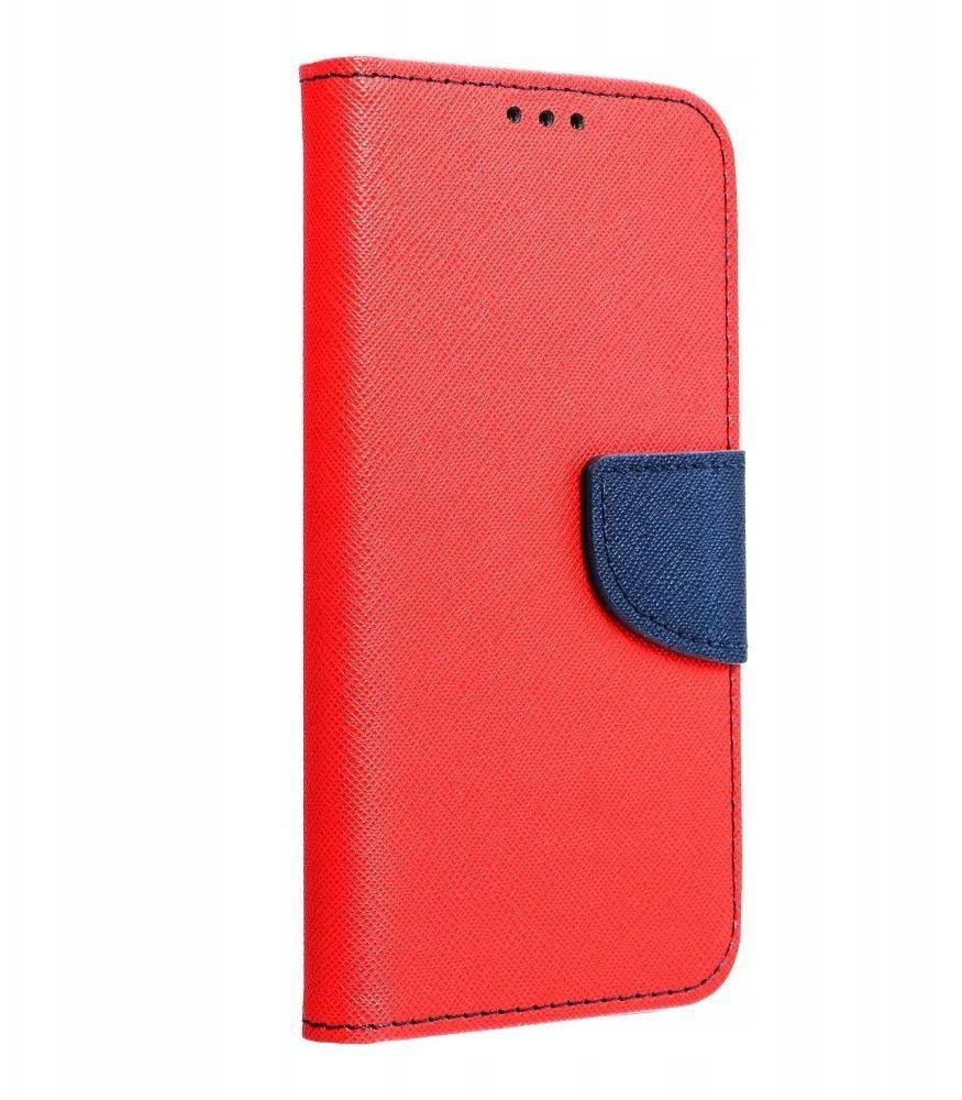 Oem Dėklas su klapką na Samsung A37 Fancy Book raudona-tamsiai mėlyna