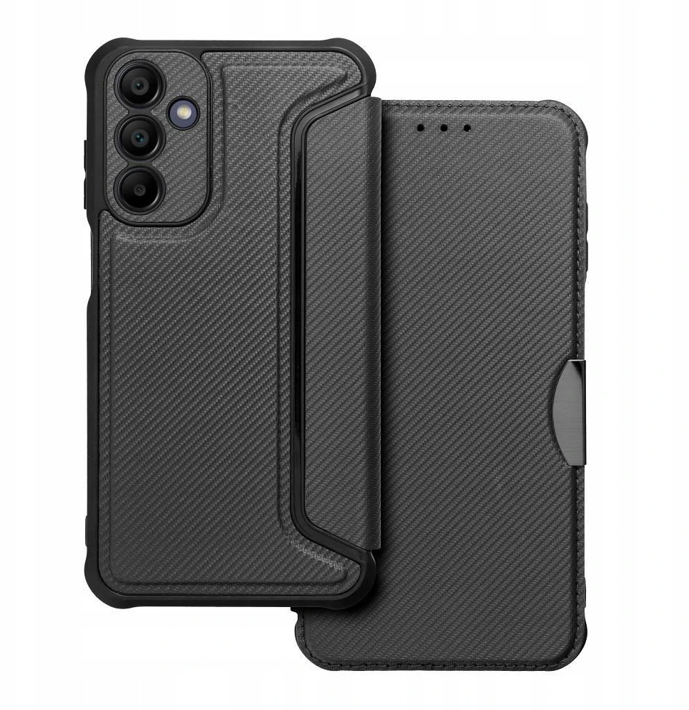Dėklas Oem RAZOR Book skirtas Samsung Galaxy A16 5G juodos spalvos