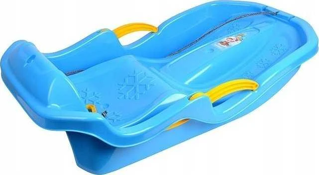 Marmat plastikinės rogės su stabdžiais Speed Bob Mėlyna
