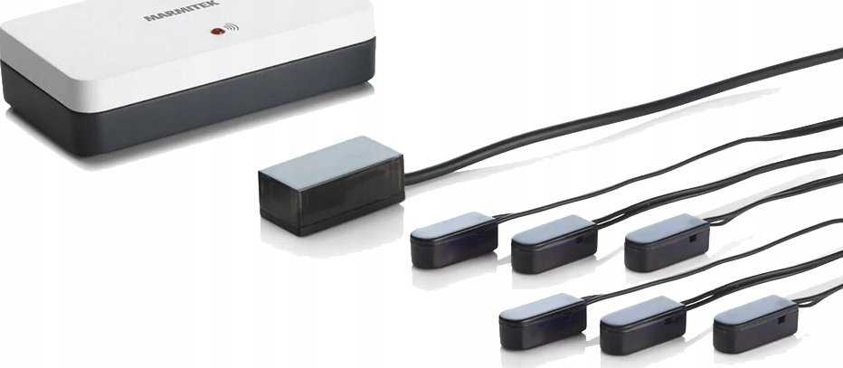 Marmitek Invisible Control 6, Garsas, TV, TV imtuvas, TV priedėlis, Juoda, Balta, 10 m, 60°, 30–60 kHz, DC, USB