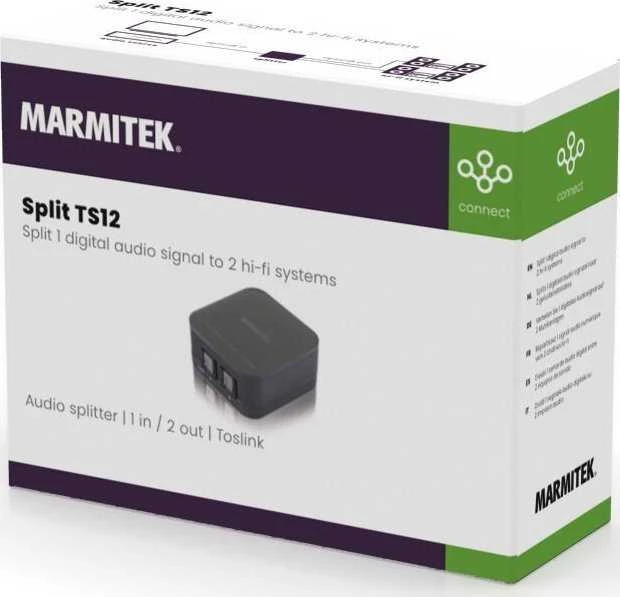 Marmitek Split TS12 garso skirstytuvas 1 įvestis/2 išvestis