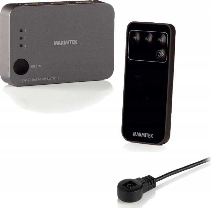 „Marmitek Connect 310 UHD 2.0“, HDMI, 2.0b, juodas, 18 Gbit/s, 600 MHz, 2560 x 2048 pikselių