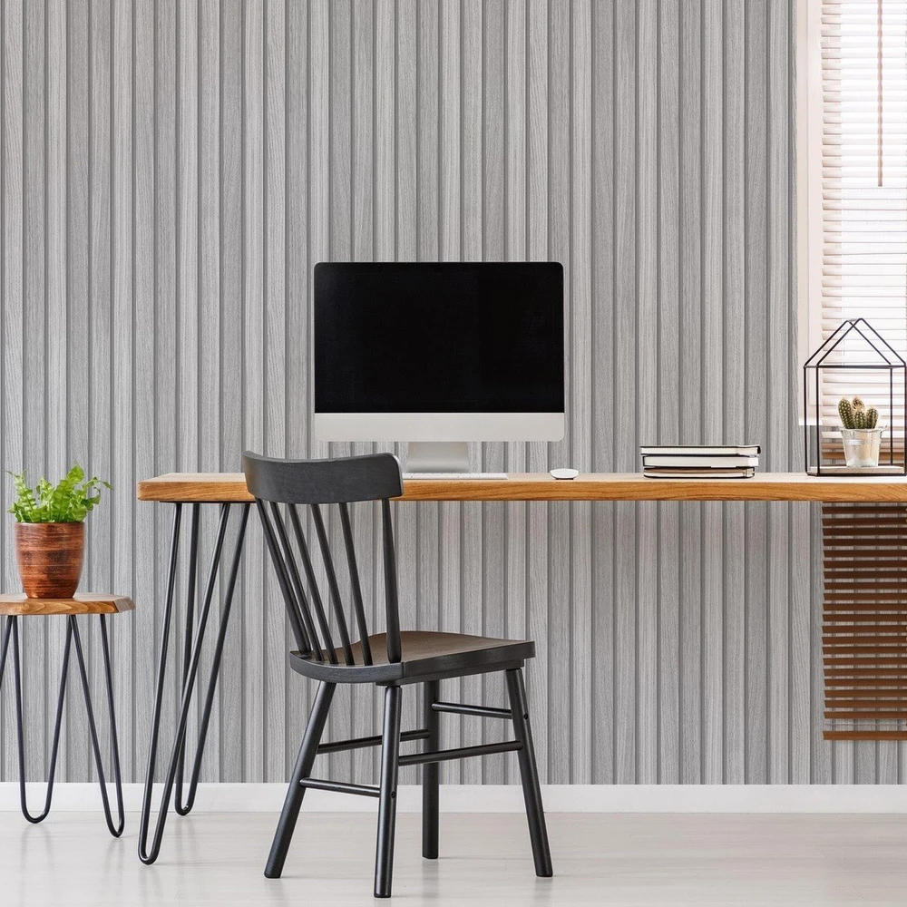 Graham Brown Marmot WALLPAPER 119613 WOODEN SLAT - Pilkas