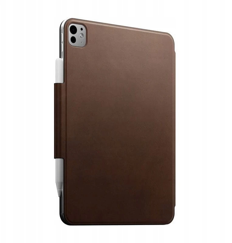 „Nomad“ odinis dėklas, rudas. „Nomad“ oda – „iPad Pro 11“ M4.