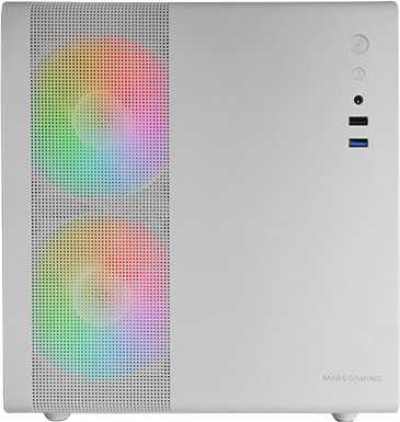 Mars Gaming MC400W Kompiuterio dėklas mATX / baltas