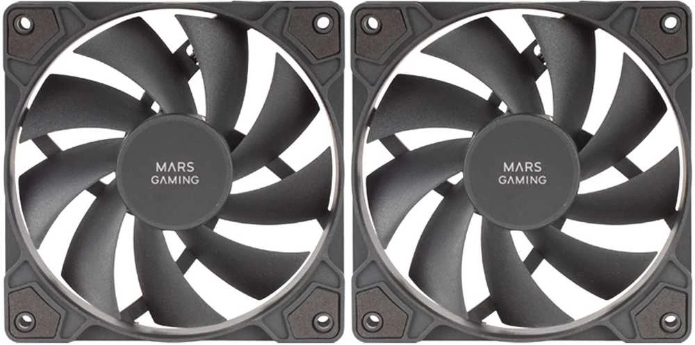 Mars Gaming MFPROX2 2x 120 mm kompiuterio korpuso ventiliatorius