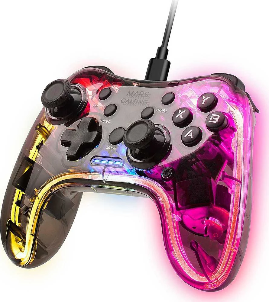 „Mars Gaming MGP-C“ žaidimų valdiklis RGB / USB-C / X ir D įvestims