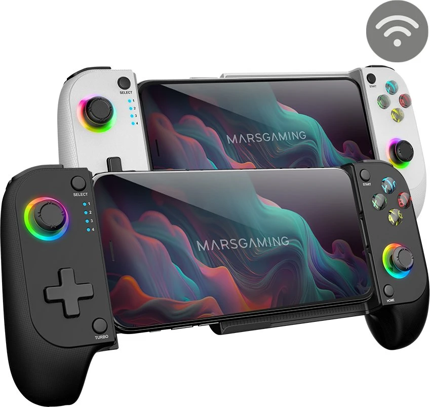 Pad Mars Gaming Mars Gaming MGPXW 2in1 Gamepad for Phone iki 6.8'' Bluetooth / USB (PS4, PS3, Android, iOS)
