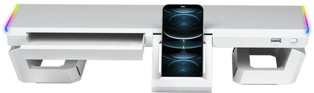 Laikiklis Mars Gaming Monitorių stovas MGS-ONE Chroma RGB USB 2.0