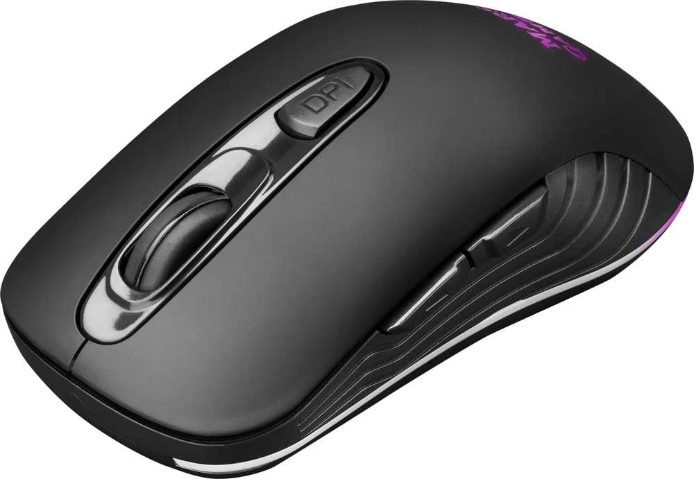 Mars Gaming MMW2 Belaidė pelė žaidimams su papildomais mygtukais / RGB / 3200 DPI / Juodas