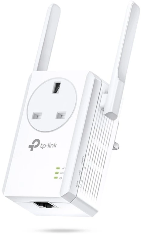 Maršrutizatorius TP-Link TL-WA860RE przedłużacz sieciowy Baltas 10, 100 Mbit/s