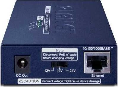 Šakotuvas POE SPLITTER PLANET POE-172S 24V DC 1X RJ45