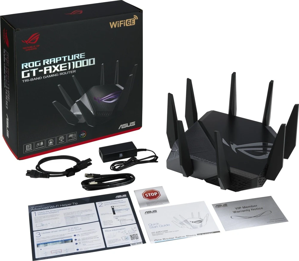 Žaidimų maršrutizatorius Asus ROG Rapture GT-AXE11000