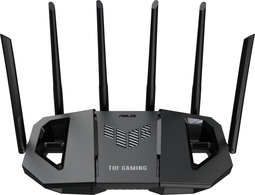 Asus | Dual Band WiFi 7 Extendable Gaming Maršrutizatorius | TUF Gaming BE6500 | 802.11be | 6500 Mbit/s | Ethernet LAN (RJ-45) jungtys 4 | Tinklelio palaikymas Taip | MU-MiMO Taip | Antenos tipas Išorinė fiksuota | 1
