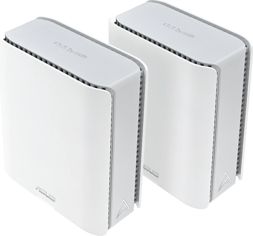 Asus | Trijuostis WiFi 7 Smart AiMesh Extendable Maršrutizatorius | ZenWiFi BT8 (2pk) | 802.11be | 14000 Mbit/s | Ethernet LAN (RJ-45) jungtys 4 | Tinklelio palaikymas Taip | MU-MiMO Taip | 4G/5G | Antenos tipas Vidinis | 1