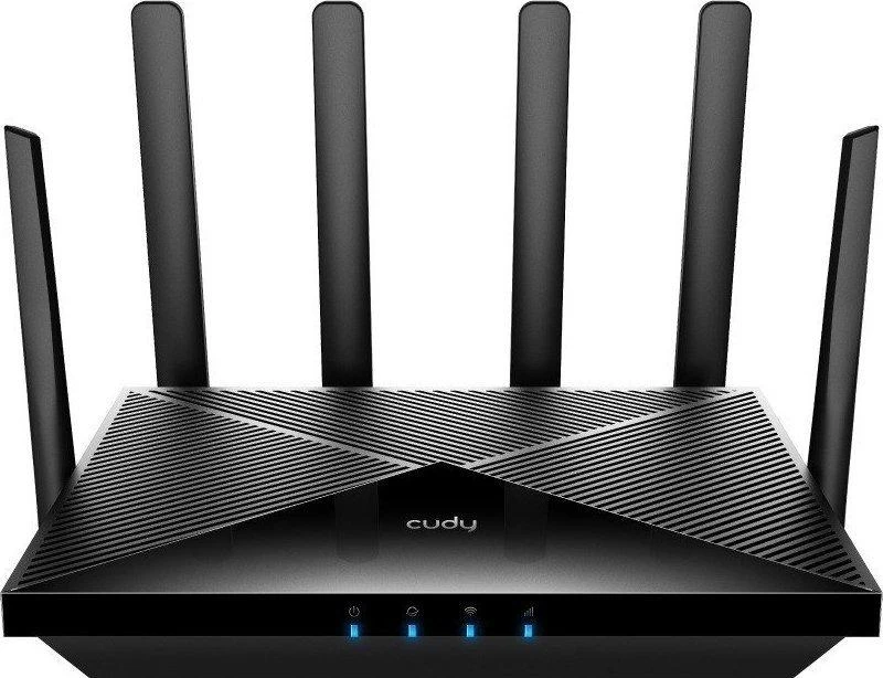 Cudy P5 belaidis maršrutizatorius Gigabit Ethernet dviejų dažnių (2,4 GHz / 5 GHz) 5G Juodas