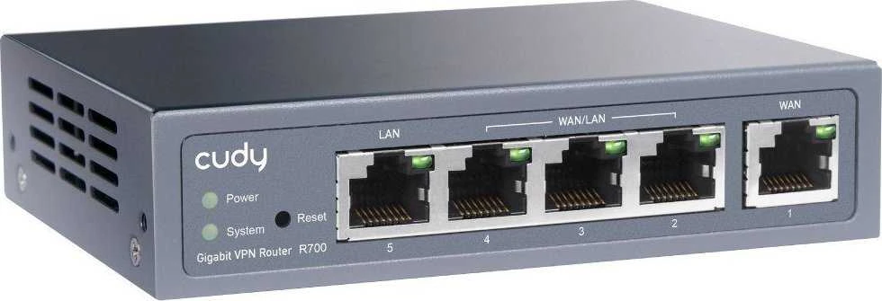 Maršrutizatorius - Cudy Gigabit Multi-WAN VPN 128MB Pilkas