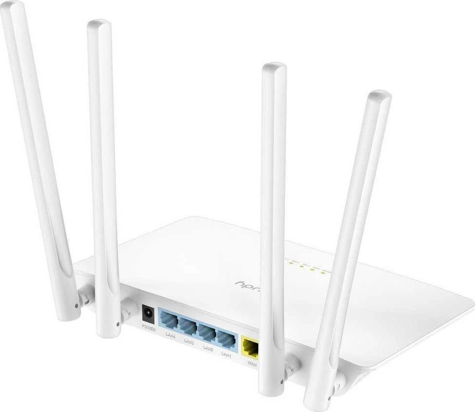 Belaidis Maršrutizatorius - Cudy WR1200 Dual-band 867 Mbit/s Greitas Ethernet 4 Antenos Baltas