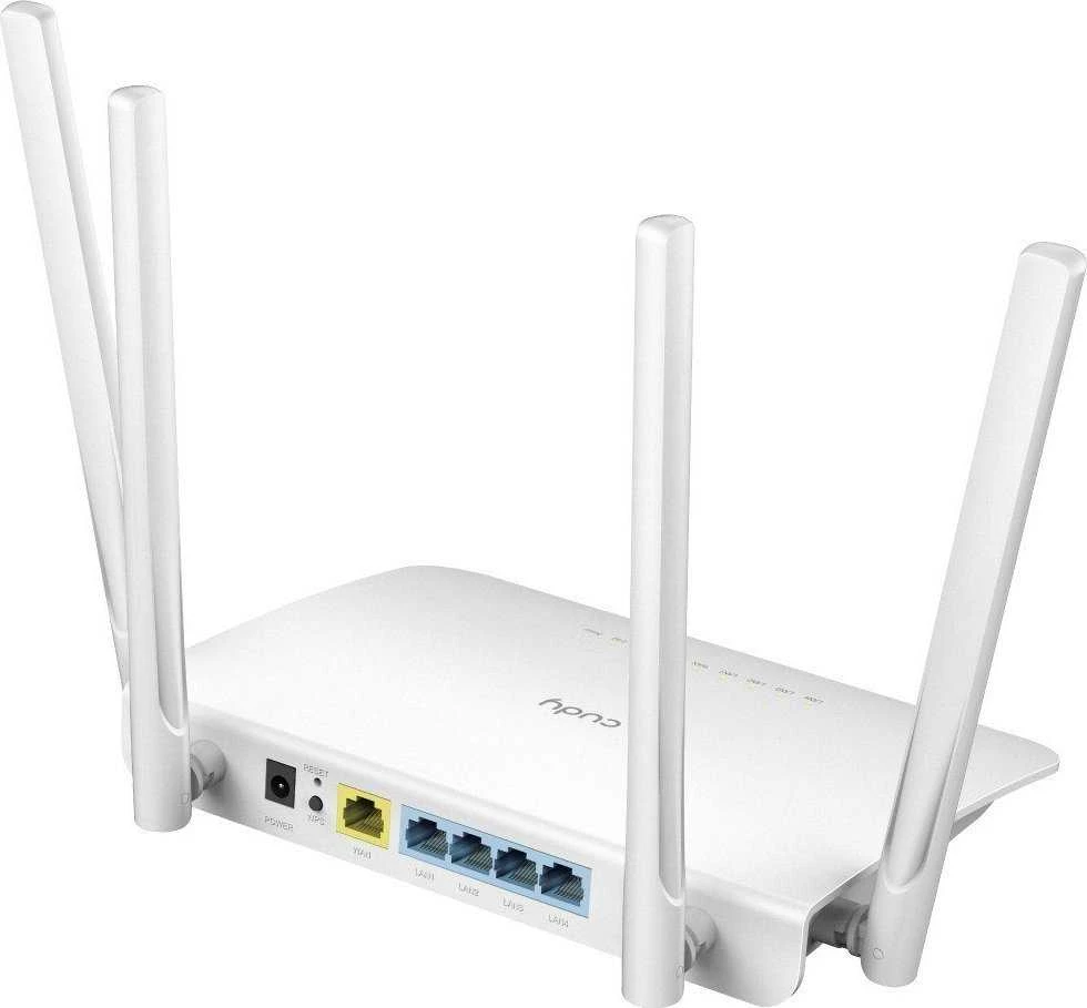 Belaidis Maršrutizatorius - Cudy WR1300 Dviejų Juostų Gigabit Ethernet Baltas
