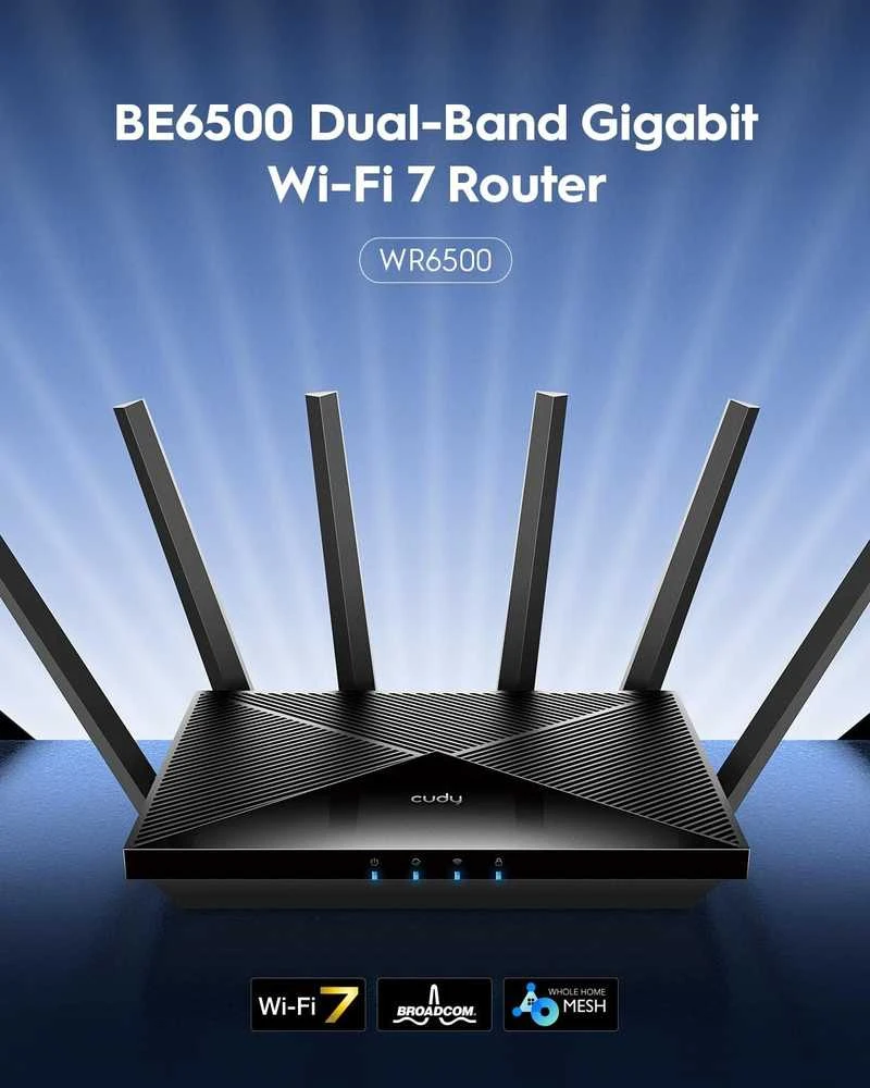 Maršrutizatorius Cudy WR6500 wi-fi 7