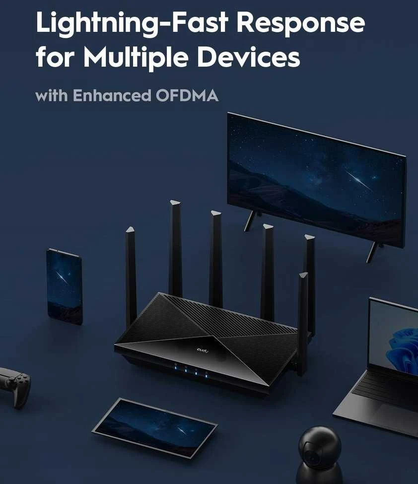 Maršrutizatorius Cudy WR6500 wi-fi 7