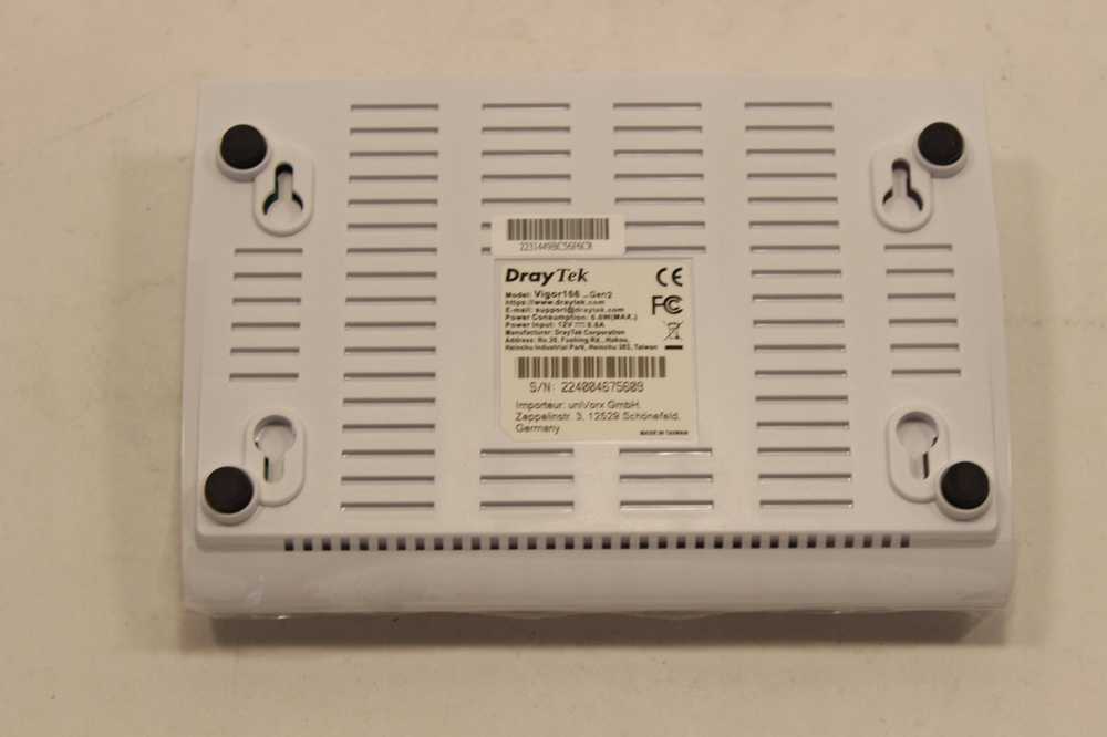 Maršrutizatorius DrayTek Vigor 166V2 VDSL2 Super Vect. Modem mit G.Fast retail