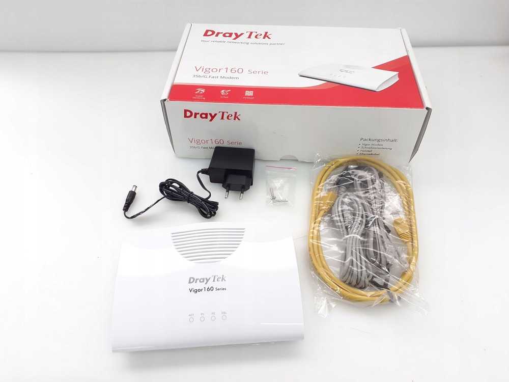 Maršrutizatorius DrayTek Vigor 166V2 VDSL2 Super Vect. Modem mit G.Fast retail