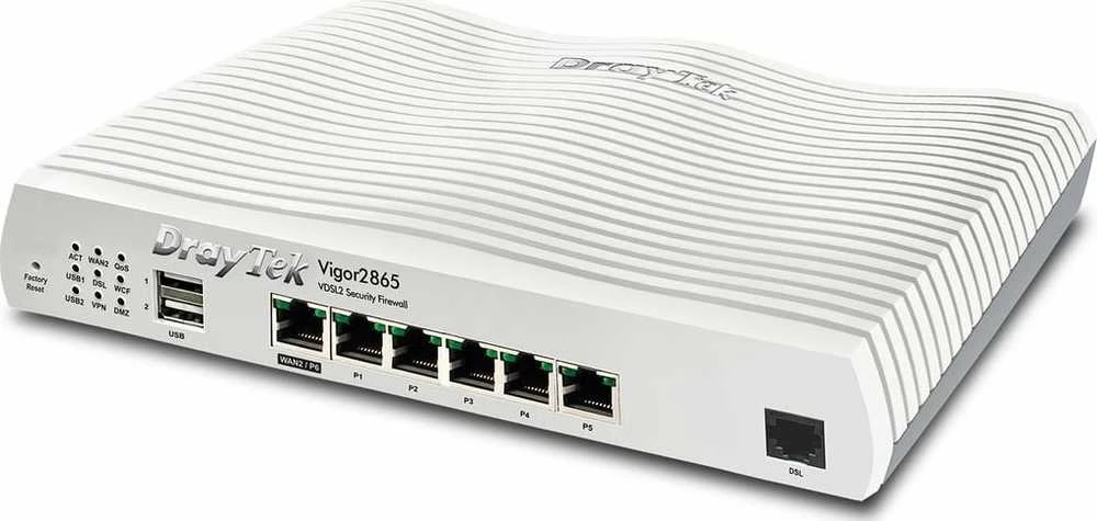 DrayTek Vigor 2865 supervektoriaus modemo saugos ugniasienės VPN maršrutizatorius priedas-B