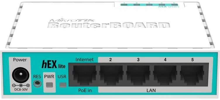 Maršrutizatorius MikroTik hEX lite (RB750R2)