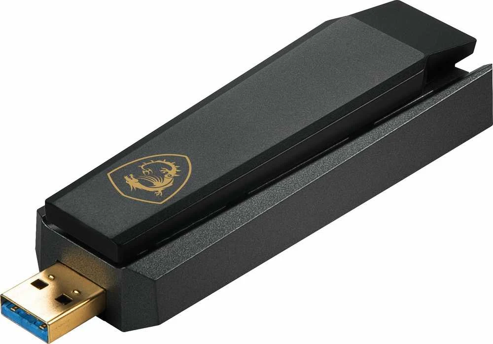MSI AXE5400 WiFi adapteris su USB jungtimi