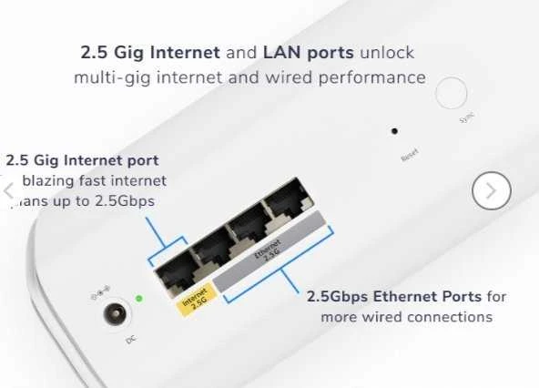 Maršrutizatorius NETGEAR Orbi 770 3 vnt. pakuotė (RBE773-100EUS)