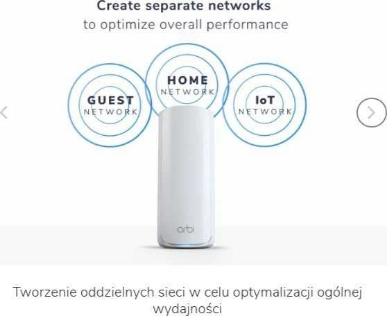 Maršrutizatorius NETGEAR Orbi 770 3 vnt. pakuotė (RBE773-100EUS)