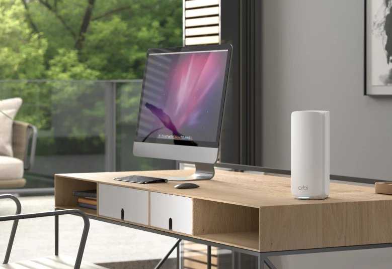 Maršrutizatorius Netgear MESH-SATELLITE ORBI 870 WIFI 7 - TRI-BAND Baltas 21 GBIT/S