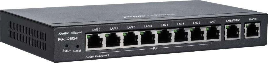 Ruijie MARŠRUTIZATORIUS RG-EG210G-P 8 PoE REYEE