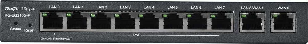 Ruijie MARŠRUTIZATORIUS RG-EG210G-P 8 PoE REYEE