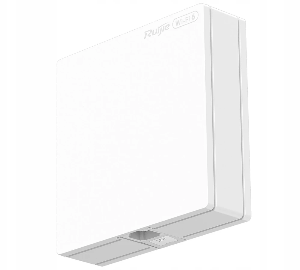 Maršrutizatorius Ruijie Networks RG-RAP62-WALL-LITE WLAN prieigos taškas 2974 Mbit/ai Balta Maitinimas per Eternetą (PoE)